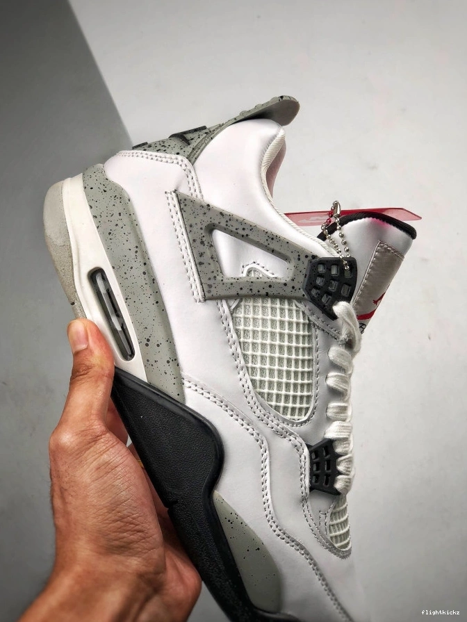 Cement 4 Jordan 840606-192 (nike) Air OG White 0901